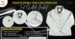 Fourth Down And Love Darlene Tait Quilted Jacket