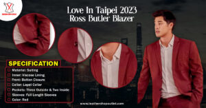 Love In Taipei 2023 Ross Butler Blazer